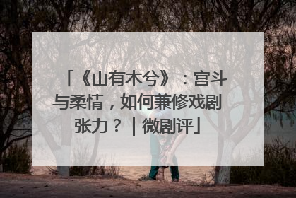 《山有木兮》：宫斗与柔情，如何兼修戏剧张力？｜微剧评