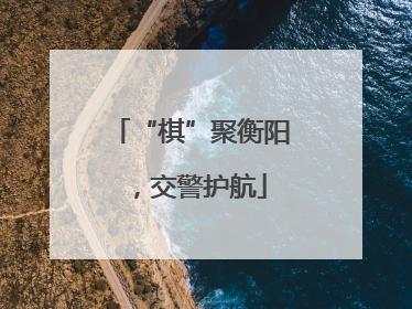 “棋”聚衡阳，交警护航