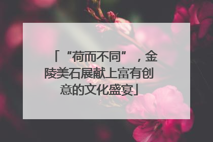 “荷而不同”，金陵美石展献上富有创意的文化盛宴
