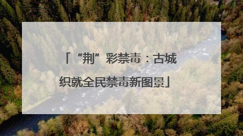 “荆”彩禁毒：古城织就全民禁毒新图景