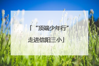 “顶端少年行”走进信阳三小
