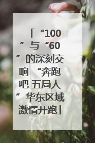 “100”与“60”的深刻交响 “奔跑吧 五局人”华东区域激情开跑