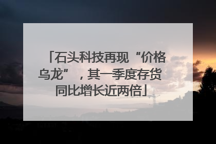 石头科技再现“价格乌龙”，其一季度存货同比增长近两倍