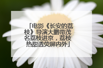 电影《长安的荔枝》导演大鹏带茂名荔枝进京，荔枝热甜透荧屏内外
