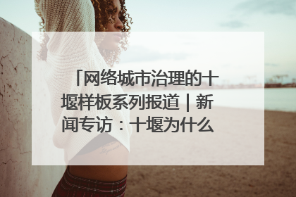 网络城市治理的十堰样板系列报道｜新闻专访：十堰为什么成为“黑马型”城市治理网络维度典型