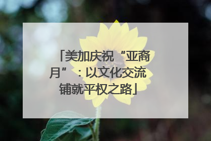 美加庆祝“亚裔月”：以文化交流铺就平权之路