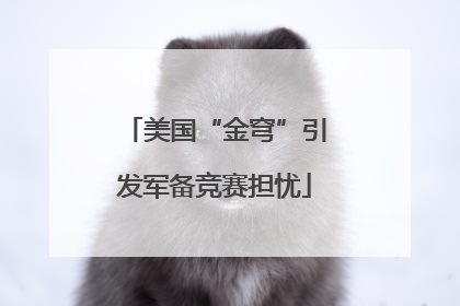 美国“金穹”引发军备竞赛担忧