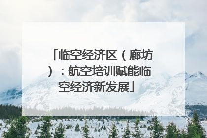 临空经济区（廊坊）：航空培训赋能临空经济新发展