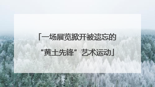 一场展览掀开被遗忘的“黄土先锋”艺术运动