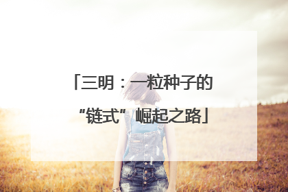 三明：一粒种子的“链式”崛起之路
