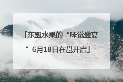 东盟水果的“味觉盛宴”6月18日在邕开启