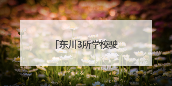 东川3所学校驶入国培快车道
