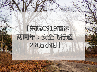东航C919商运两周年：安全飞行超2.8万小时