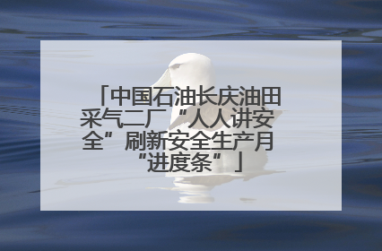 中国石油长庆油田采气二厂“人人讲安全”刷新安全生产月“进度条”