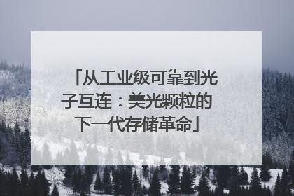 从工业级可靠到光子互连：美光颗粒的下一代存储革命