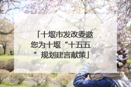 十堰市发改委邀您为十堰“十五五”规划建言献策