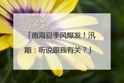 南海夏季风爆发！汛期：听说跟我有关？