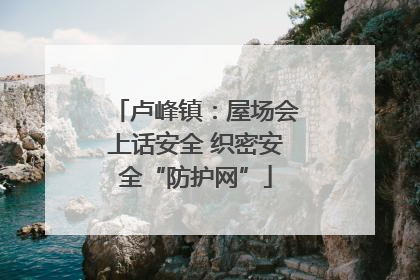 卢峰镇：屋场会上话安全 织密安全“防护网”