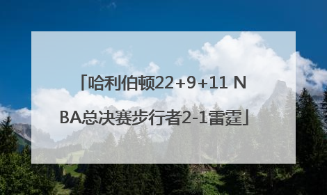 哈利伯顿22+9+11 NBA总决赛步行者2-1雷霆