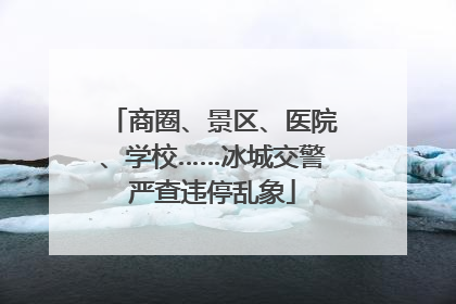 商圈、景区、医院、学校……冰城交警严查违停乱象