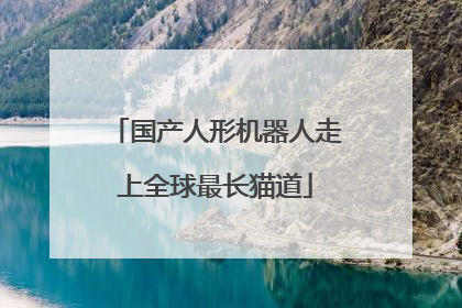 国产人形机器人走上全球最长猫道