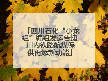 四川石化“小龙组”编组发运告捷 川内铁路航煤保供再添新动能