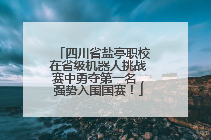 四川省盐亭职校在省级机器人挑战赛中勇夺第一名，强势入围国赛！