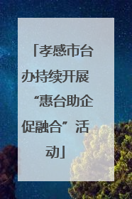 孝感市台办持续开展“惠台助企促融合”活动