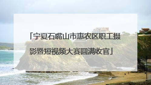 宁夏石嘴山市惠农区职工摄影暨短视频大赛圆满收官