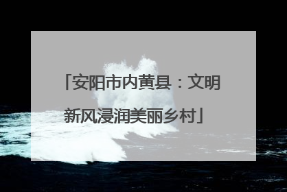 安阳市内黄县：文明新风浸润美丽乡村