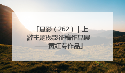 夏影（262）｜上游主题摄影征稿作品展——黄红专作品