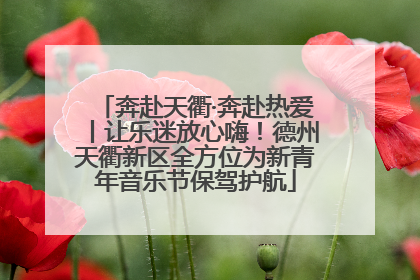 奔赴天衢·奔赴热爱丨让乐迷放心嗨！德州天衢新区全方位为新青年音乐节保驾护航
