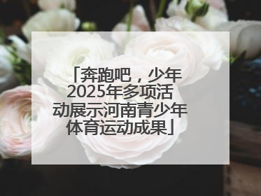 奔跑吧，少年 2025年多项活动展示河南青少年体育运动成果