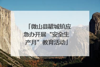 微山县驩城镇应急办开展“安全生产月”教育活动