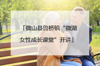微山县鲁桥镇“微湖女性成长课堂”开讲