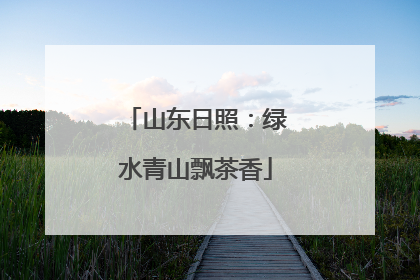 山东日照：绿水青山飘茶香