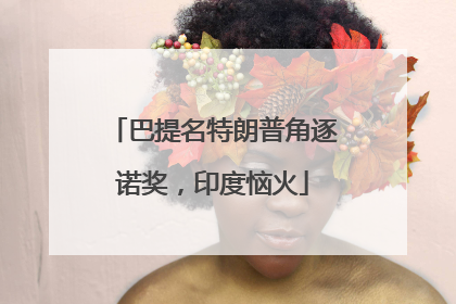 巴提名特朗普角逐诺奖，印度恼火