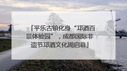 平乐古镇化身“邛酒百景体验园”，成都国际非遗节邛酒文化周启幕