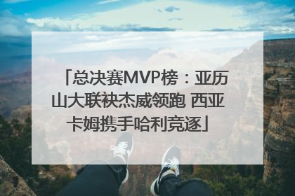 总决赛MVP榜：亚历山大联袂杰威领跑 西亚卡姆携手哈利竞逐