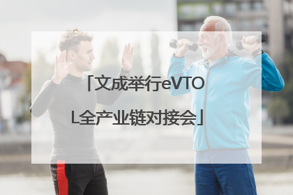 文成举行eVTOL全产业链对接会