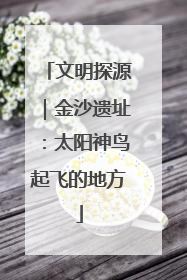文明探源｜金沙遗址：太阳神鸟起飞的地方