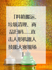 料箱搬运、垃圾清理、商品扫码……直击人形机器人技能大赛现场