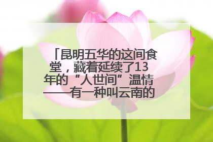 昆明五华的这间食堂，藏着延续了13年的“人世间”温情——有一种叫云南的生活之365天