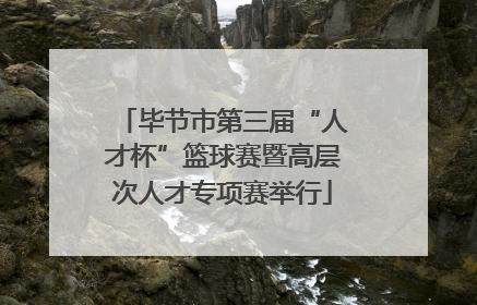 毕节市第三届“人才杯”篮球赛暨高层次人才专项赛举行
