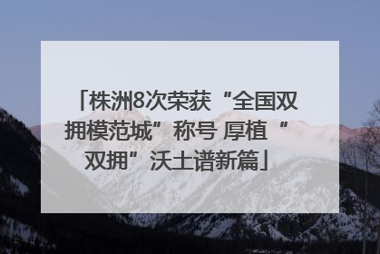 株洲8次荣获“全国双拥模范城”称号 厚植“双拥”沃土谱新篇