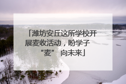 潍坊安丘这所学校开展麦收活动，盼学子 “麦” 向未来