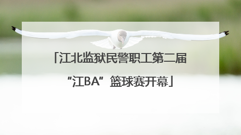 江北监狱民警职工第二届“江BA”篮球赛开幕