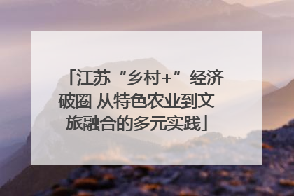 江苏“乡村+”经济破圈 从特色农业到文旅融合的多元实践