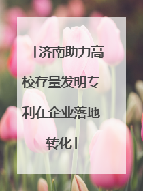济南助力高校存量发明专利在企业落地转化