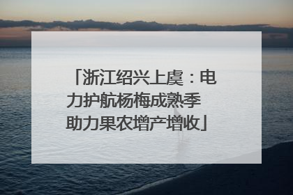 浙江绍兴上虞：电力护航杨梅成熟季 助力果农增产增收